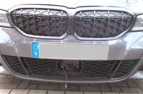 Polizei Minden-Lübbecke: POL-MI: Abstandssensoren von zwei BMW gestohlen