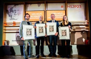 ING Deutschland: Helmut Schmidt Journalistenpreis 2023: Ausgezeichnet wurden Thorsten Link (SWR), Valerie Schönian (Die Zeit) sowie Simon Haas und Florian Seliger (NZZ)