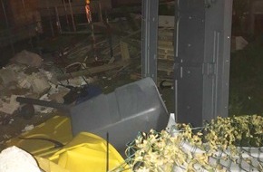 Polizei Aachen: POL-AC: Mobile Toilette auf einer Baustelle gesprengt