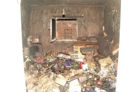 Polizeiinspektion Nienburg / Schaumburg: POL-NI: Zimmer im Fachwerkhaus völlig ausgebrannt / Wasserfass von Weide entwendet / Einbruch in Torfwerk / Einbruch in Elektrofachmarkt