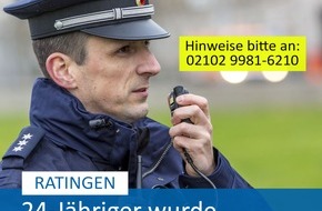Polizei Mettmann: POL-ME: 24-Jähriger zusammengeschlagen - die Polizei ermittelt - Ratingen - 2405056