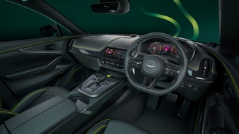 Aston Martin vereint in dem einzigartigen DBX707 AMR24 seine überragende Rennsporthistorie der Formel 1® mit dem Supersportwagen unter den SUV