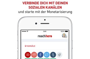 ReachHero: Mobiler Online-Marktplatz: ReachHero startet erste App für Influencer-Marketing