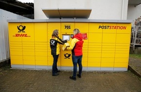 Deutsche Post DHL Group: PM: Deutsche Post DHL baut Netz auf 1.000 Poststationen aus -  24/7-Verfügbarkeit postalischer Services in der Stadt und auf dem Land