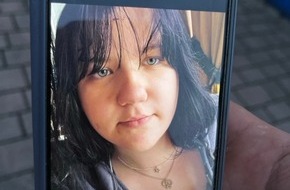 Polizeipräsidium Nordhessen - Kassel: POL-KS: Landkreis Schwalm-Eder: Vermisste 13-jährige Thalia A. aus Borken
