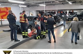 Feuerwehr München: FW-M: In Parkhaus eingeschlossen (Innenstadt)