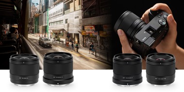 Rollei GmbH & Co. KG: Vier neue Viltrox Ultraweitwinkel-Objektive für Sony und Nikon erhältlich