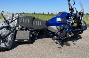 Polizeidirektion Landau: POL-PDLD: Kleinfischlingen / L 542 - Verkehrsunfall mit schwer verletztem Radfahrer