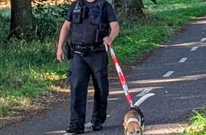 Bundespolizeiinspektion Bad Bentheim: BPOL-BadBentheim: Bundespolizei rettet Hund von Fahrbahn