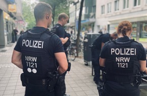 Polizei Münster: POL-MS: Polizei kontrolliert zur Bekämpfung der Kriminalität im Bereich des Bahnhofs - 13 Strafanzeigen, 34 Drogentütchen und Messer sichergestellt