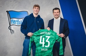 HERTHA BSC GmbH & Co. KGaA  : Hertha BSC bindet Tim Goller