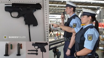 Bundespolizeidirektion München: Bundespolizeidirektion München: Mann mit Waffe am Bahnhof Starnberg - 36-Jähriger unter Alkohol- und Drogeneinfluss