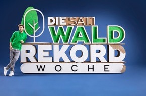 SAT.1: Ein Euro = ein Baum! SAT.1 setzt ein Zeichen für die Umwelt und ruft im März 2021 die Waldrekord-Woche aus