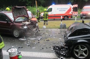 Polizeiinspektion Wilhelmshaven/Friesland: POL-WHV: Schwerer Verkehrsunfall an der Anschlussstelle der A 29 Varel-Bockhorn (mit Bild)