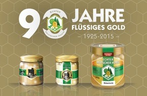 Deutscher Imkerbund e.V.: 90 Jahre Flüssiges Gold / Jubiläum des Imker-Honigglases steht bei Messepräsentation im Mittelpunkt