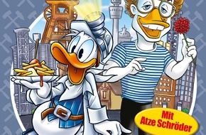 Egmont Ehapa Media GmbH: Minipli und gelber Schnabel - Atze Schröder als Stargast im Lustigen Taschenbuch