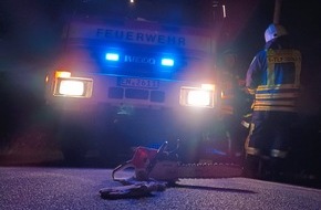 Feuerwehr Hattingen: FW-EN: 35 wetterbedingte Einsätze für die Hattinger Feuerwehr