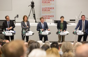 Luzerner Forum für Sozialversicherungen und Soziale Sicherheit: Elefantenrunde zur «Altersvorsorge 2020» in Luzern: Engagierte Auseinandersetzung vor vollen Rängen