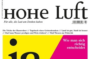 Hohe Luft Magazin: Thees Uhlmann: "Ich bin ein spießiger Ex-Konfirmand"