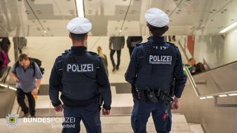 Bundespolizeidirektion München: Bundespolizeidirektion München: Dosendieb bedroht Bundespolizisten