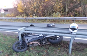 Polizei Minden-Lübbecke: POL-MI: Motorradfahrer (37) leicht verletzt