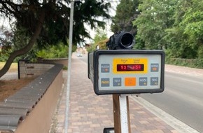 Polizeidirektion Landau: POL-PDLD: Geschwindigkeitsüberwachung in der Staatsstraße