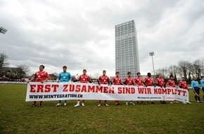 Caritas Zürich / FC Winterthur: Der FC Winterthur spielt für die Integration