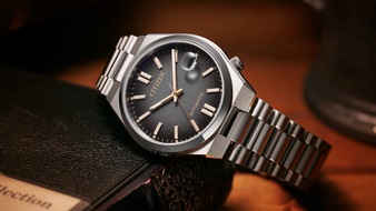 Citizen Watch Europe GmbH: Edles Understatement: CITIZEN TSUYOSA 37 "Time Slip" - Limited Edition mit Fumé-Zifferblatt