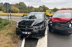 Polizeidirektion Landau: POL-PDLD: L545 Steinfelder Stra&szlig;e/H&ouml;fe-Kreuzung - Unfall mit einer verletzten Person