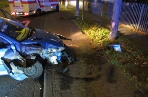 Polizeipräsidium Mainz: POL-PPMZ: Verkehrsunfall mit Verdacht des Alkoholeinflusses