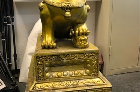 Polizei Bochum: POL-BO: Wattenscheid / Wer vermisst diesen goldenen Löwen?