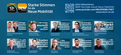 Bundesverband eMobilität e.V.: BEM-Kampagne „Starke Stimmen“: Unternehmen entwickeln komplexe System-Lösungen für Elektromobilität und Energiewende