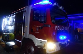 Freiwillige Feuerwehr Reichenau: FW Reichenau: Baum fällt nach Unwetter auf Wohnwagen