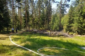 Kreisfeuerwehrverband Calw e.V.: KFV-CW: Ausgedehnter Waldbrand in Bad Wildbad