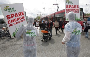 Bosch Hausgeräte: "Green please": Umwelt-Demo in Bern