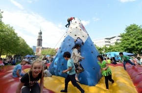 Hamburg Messe und Congress GmbH: Hafengeburtstag Hamburg vom 10. bis 12. Mai mit attraktivem Kinderprogramm / Spiel, Spaß und Unterhaltung für die ganze Familie
