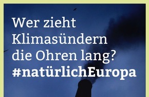 Deutscher Naturschutzring (DNR) e.V.: Erfolgreiche Umweltpolitik kann nur durch ökologischen und sozialen Umbau Europas gelingen / Deutscher Naturschutzring und Verbände stellen Europawahlkampagne #natürlichEuropa vor