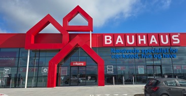 Bauhaus AG: BAUHAUS er&ouml;ffnet Neubau im d&auml;nischen N&aelig;stved