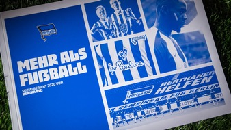HERTHA BSC GmbH & Co. KGaA  : "Mehr als Fußball" - Der Sozialbericht 2020 von Hertha BSC ist da!