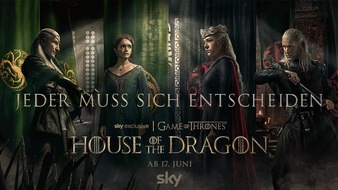 Sky Deutschland: "House Of The Dragon", Staffel zwei, parallel zur US-Ausstrahlung bei Sky und WOW