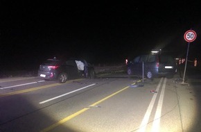Polizeidirektion Landau: POL-PDLD: Schwerer Verkehrsunfall unter Alkohol- und Drogeneinfluss - Bundesstraße 10 über mehrere Stunden voll gesperrt