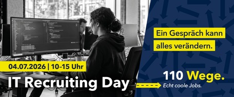 Landespolizeiamt: POL-SH: IT Recruiting Day der Landespolizei Schleswig-Holstein - Ein Gespr&auml;ch kann alles ver&auml;ndern.