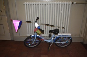 Polizeiinspektion Northeim: POL-NOM: Fundfahrrad/ Kinderfahrrad