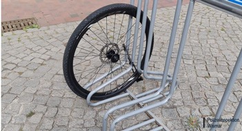 Polizeiinspektion Wismar: POL-HWI: Ihre Polizei rät: Fahrräder nur gut gesichert abstellen!