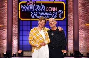 ARD Das Erste: Tatort-Stars im Rateduell: Martin Wuttke und Margarita Broich bei "Wer weiß denn sowas?" / Das Wissensquiz vom 13. bis 17. Januar 2025, um 18:00 Uhr im Ersten