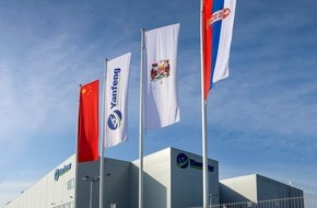 Yanfeng: Yanfeng Automotive Interiors verstärkt Präsenz in Osteuropa / Yanfeng Automotive Interiors eröffnet neues Werk in Serbien