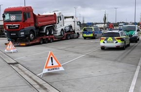 Polizeipräsidium Nordhessen - Kassel: POL-KS: Lkw-Kontrollen durch Kontrolltrupp der Polizei an Autobahn 7: 32 von 37 Fahrzeugen mussten beanstandet werden