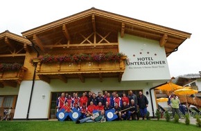 Hotel Unterlechner: Das kleinste 4-Sterne Hotel Unterlechner sorgt für beste Hornusser-Trainingsbedingungen in Tirol - BILD