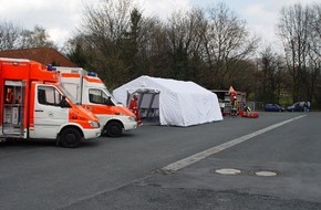 Feuerwehr Essen: FW-E: Rettungsdienst und Feuerwehr erprobten neuen Container