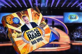 Ravensburger Verlag GmbH: TV-Quotenhit für Zuhause: Ravensburger bringt "Schlag den Raab - Das Spiel" heraus mit 36 Spielen aus der bekannten Show - pünktlich zum nächsten Sendetermin am 10. April (Samstag) (mit Bild)